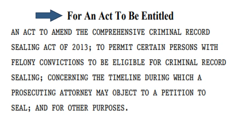 A screenshot showing that certain people with felony convictions may be able to get their record sealed although an attorney can petition the request. 